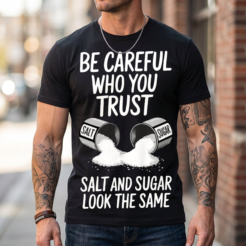 Be Careful Who You Trust Tee | 200g Breathable Heavyweight Cotton