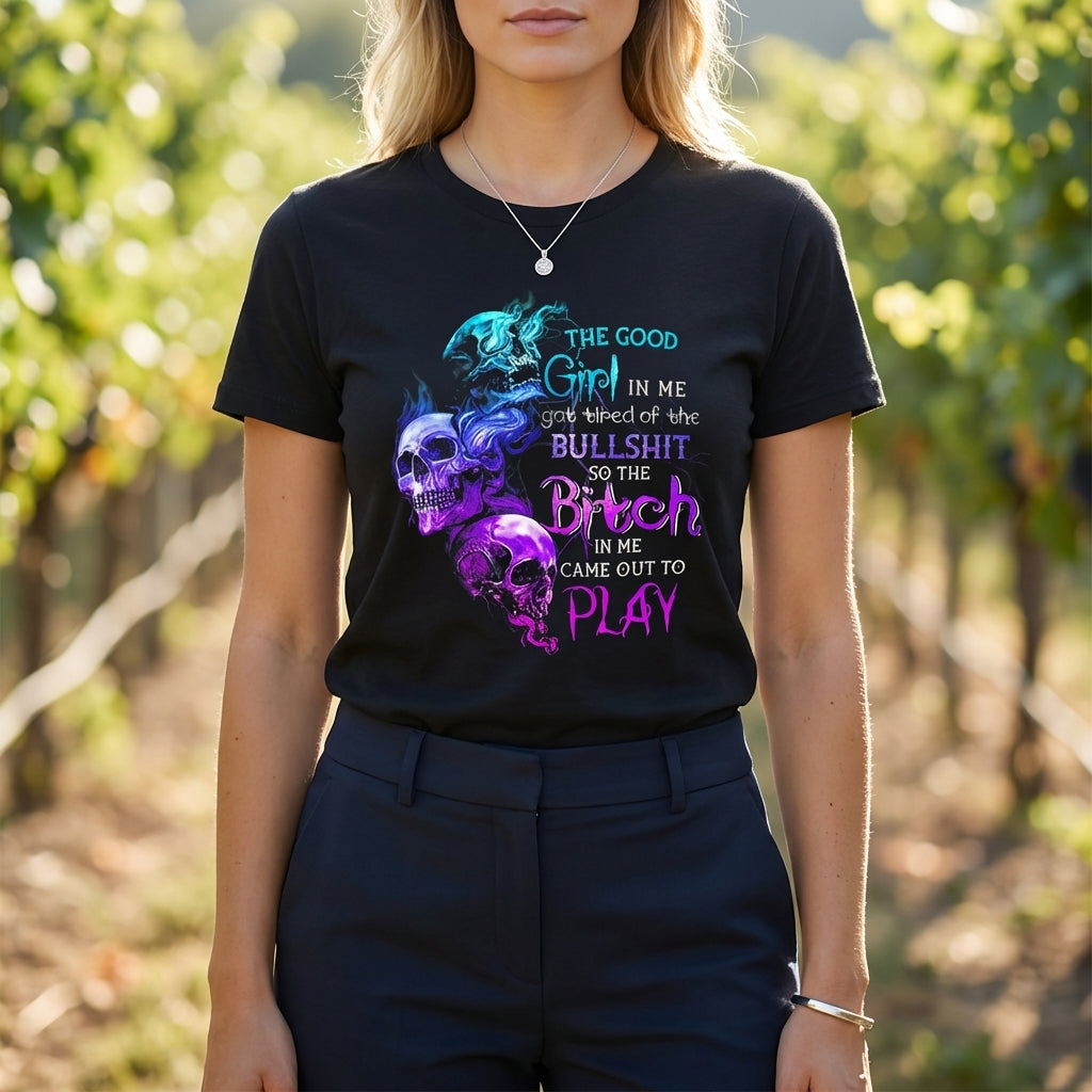 Good Girl Attitude Slogan Tee | 100% Pure Cotton